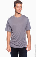 Unisex Double Dry® Interlock T-Shirt - Stone Gray