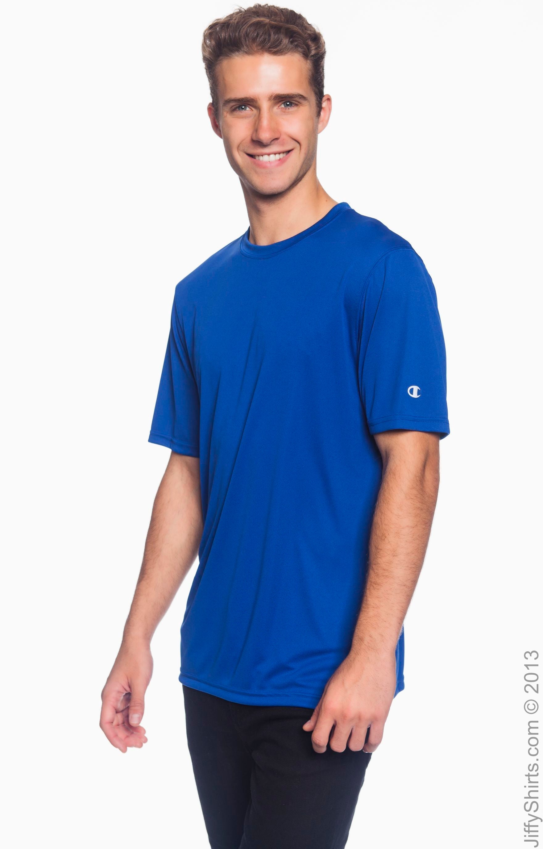 Unisex Double Dry® Interlock T-Shirt - Royal