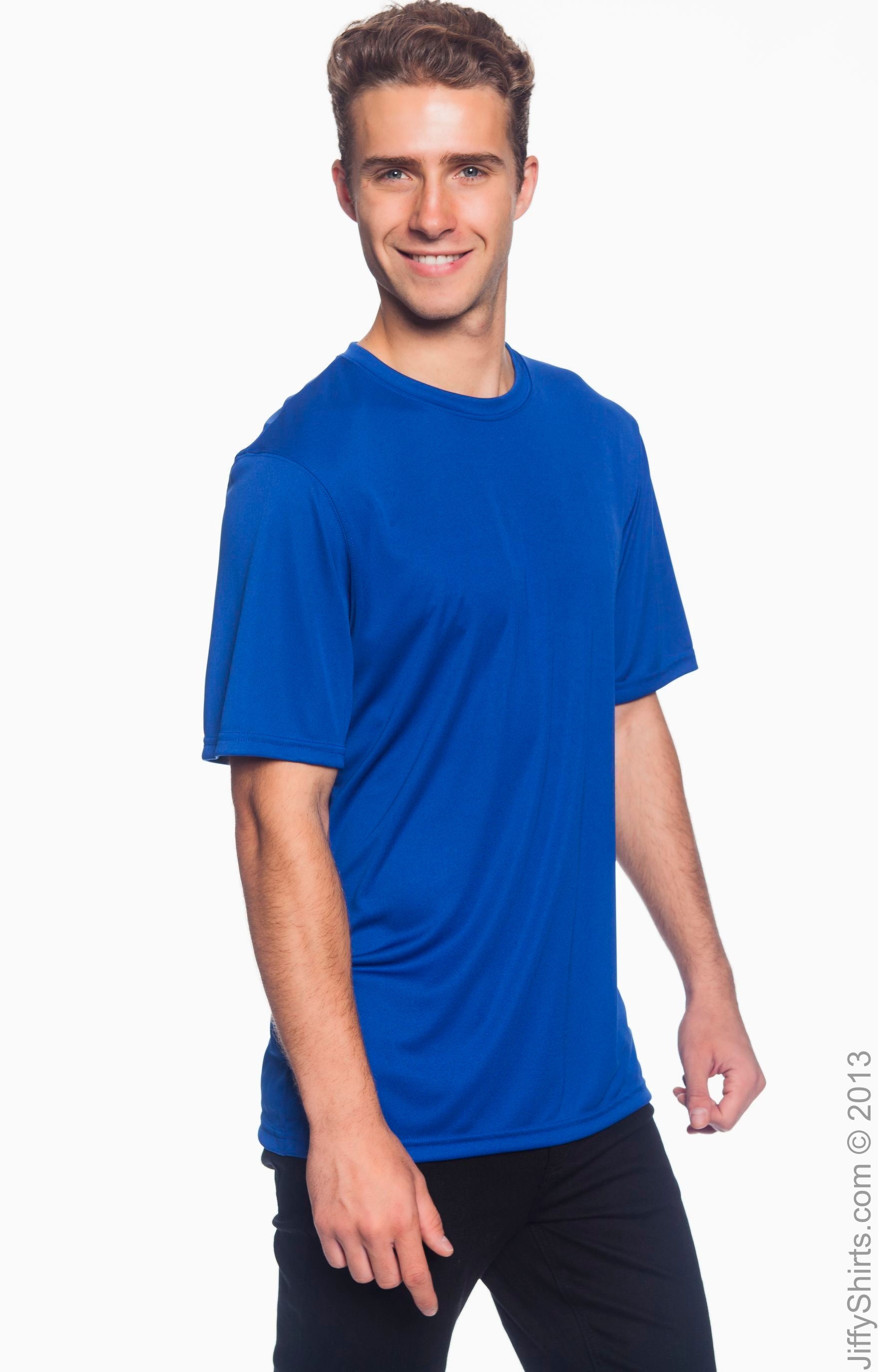 Unisex Double Dry® Interlock T-Shirt - Royal