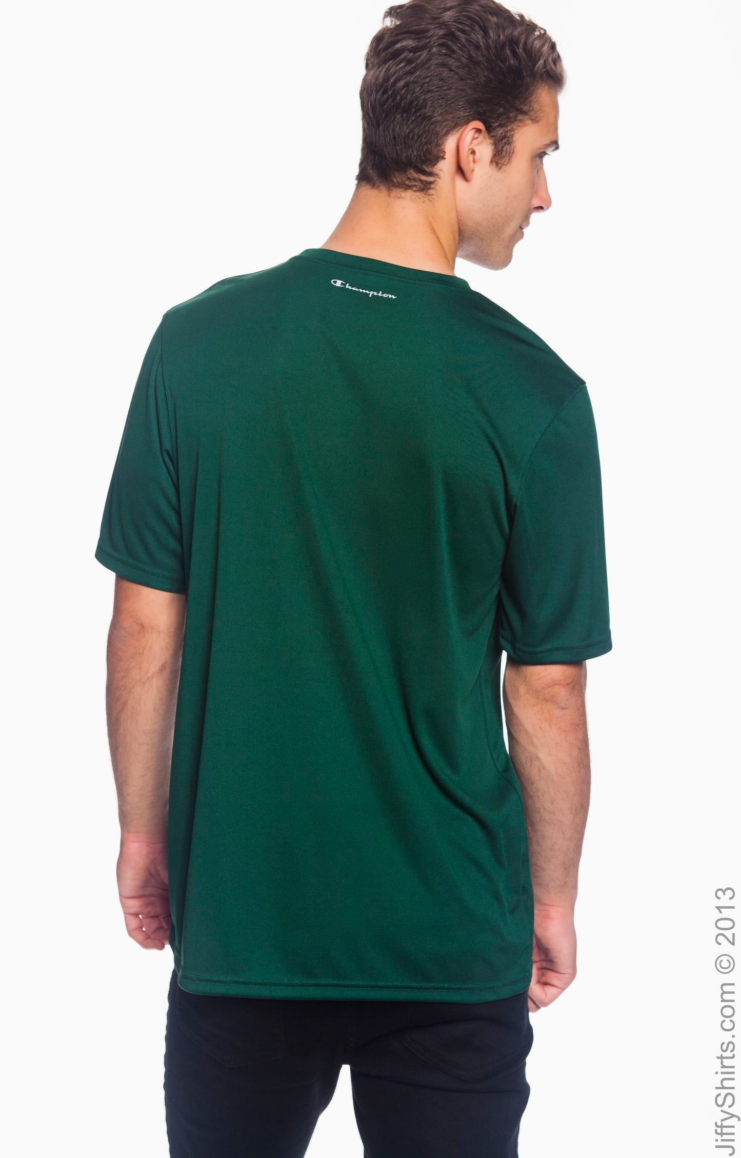 Unisex Double Dry® Interlock T-Shirt - Dark Green