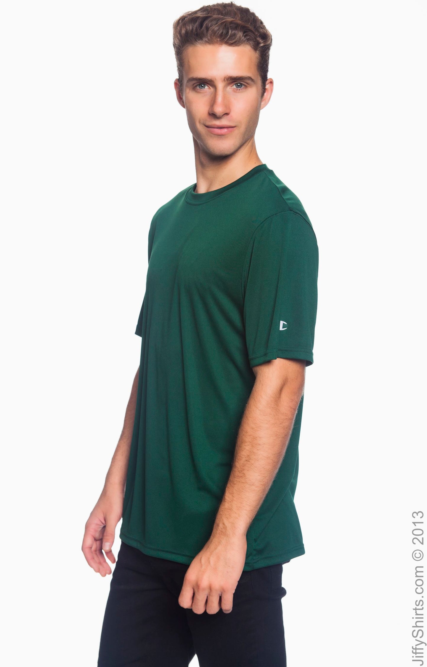 Unisex Double Dry® Interlock T-Shirt - Dark Green