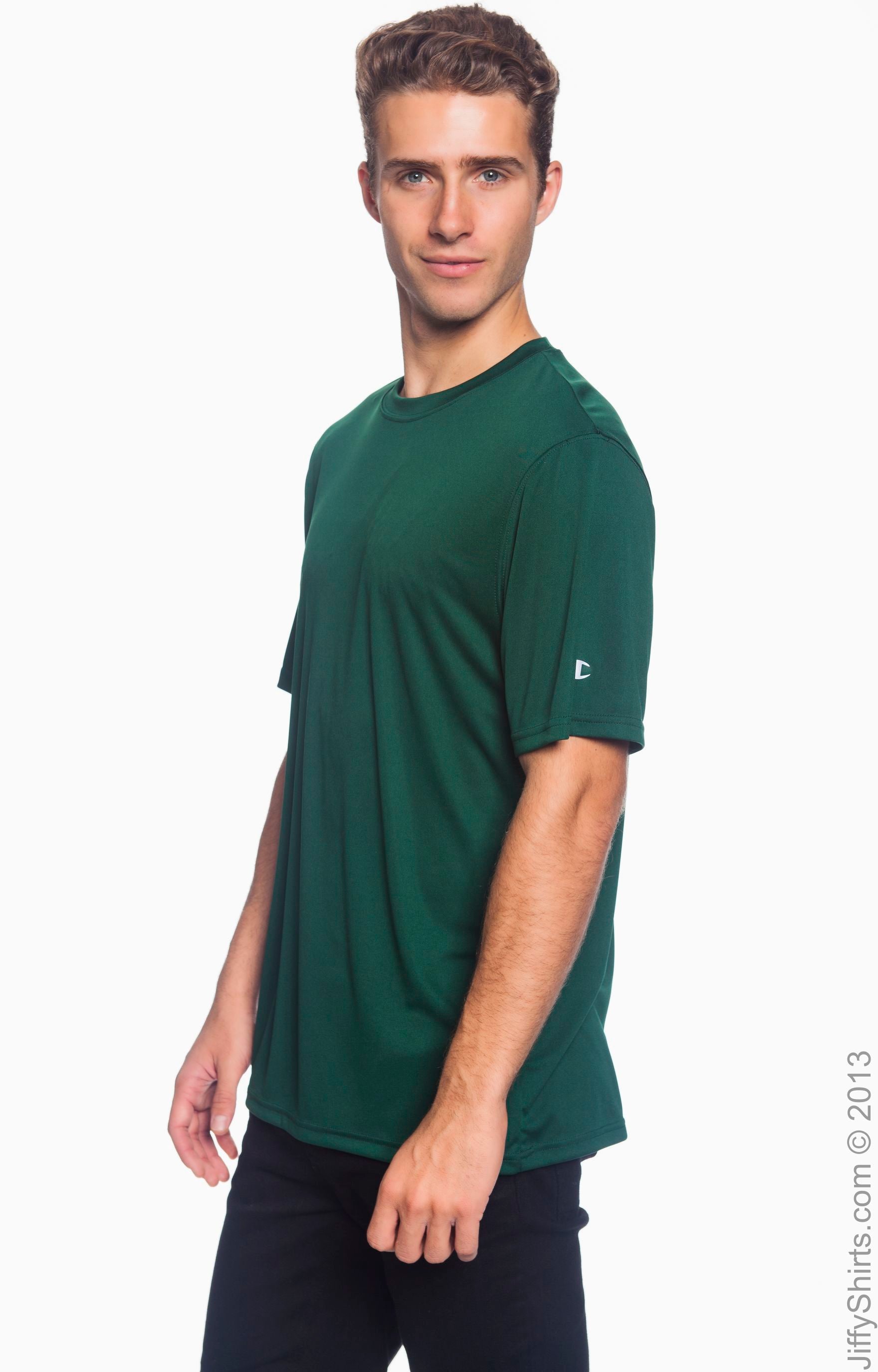 Unisex Double Dry® Interlock T-Shirt - Dark Green