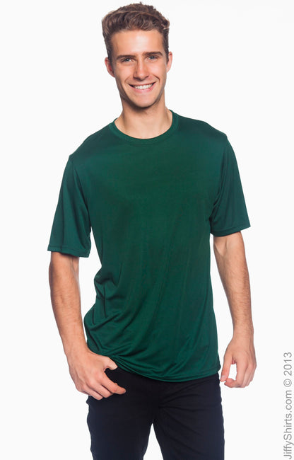 Unisex Double Dry® Interlock T-Shirt - Dark Green