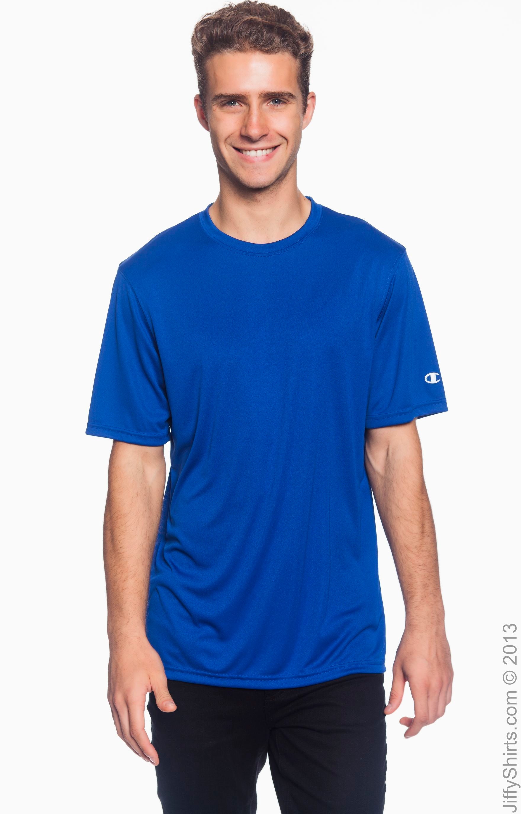 Unisex Double Dry® Interlock T-Shirt - Royal