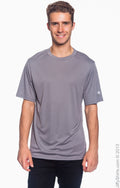 Unisex Double Dry® Interlock T-Shirt - Stone Gray
