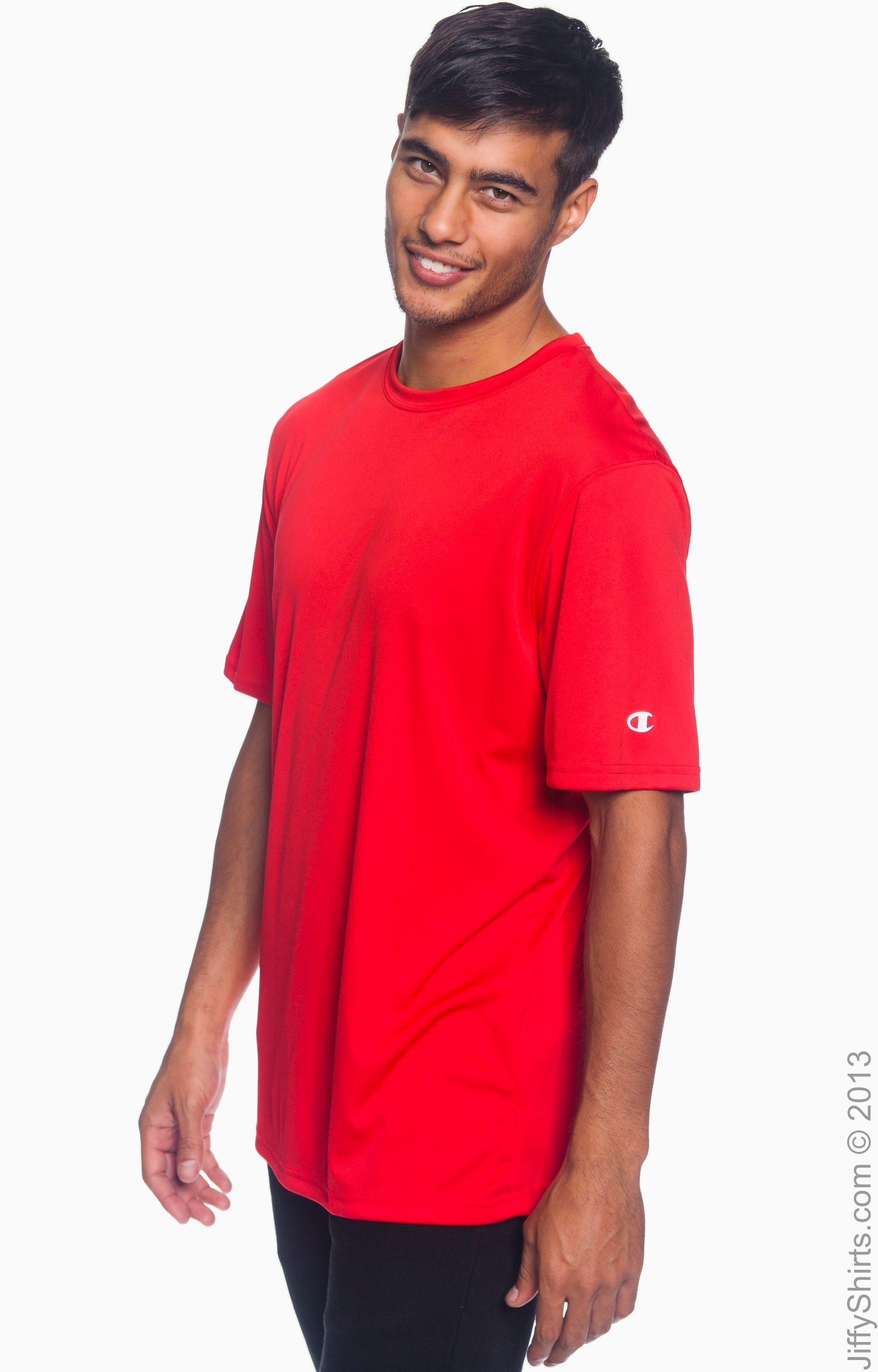 Unisex Double Dry® Interlock T-Shirt - Scarlet