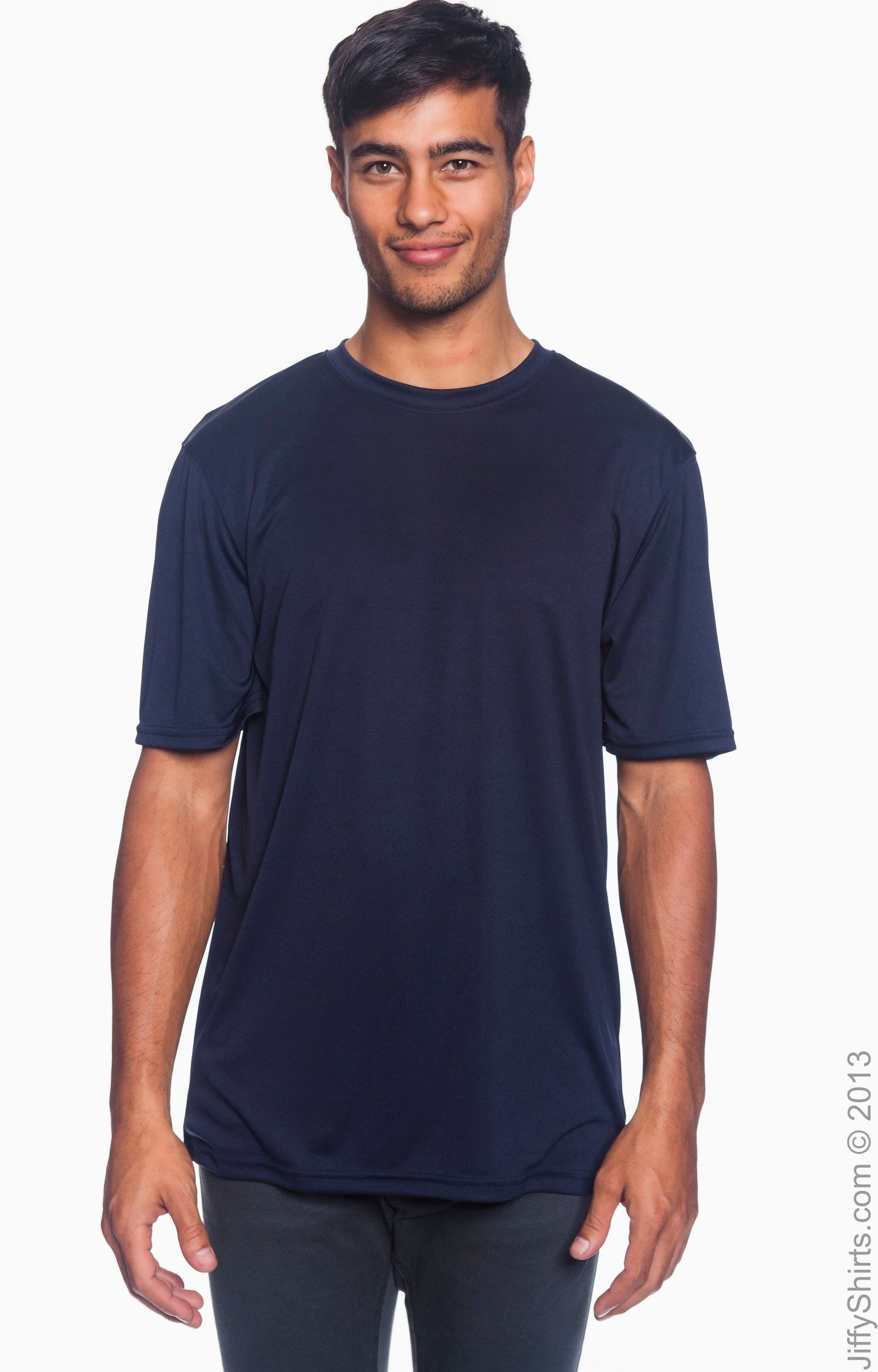 Unisex Double Dry® Interlock T-Shirt - Navy