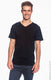 Anvil 982 - Unisex Lightweight V-Neck T-Shirt - Black