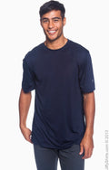 Unisex Double Dry® Interlock T-Shirt - Navy