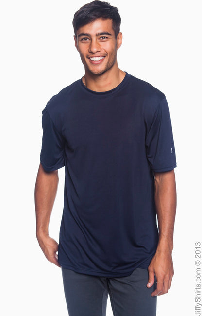 Unisex Double Dry® Interlock T-Shirt - Navy