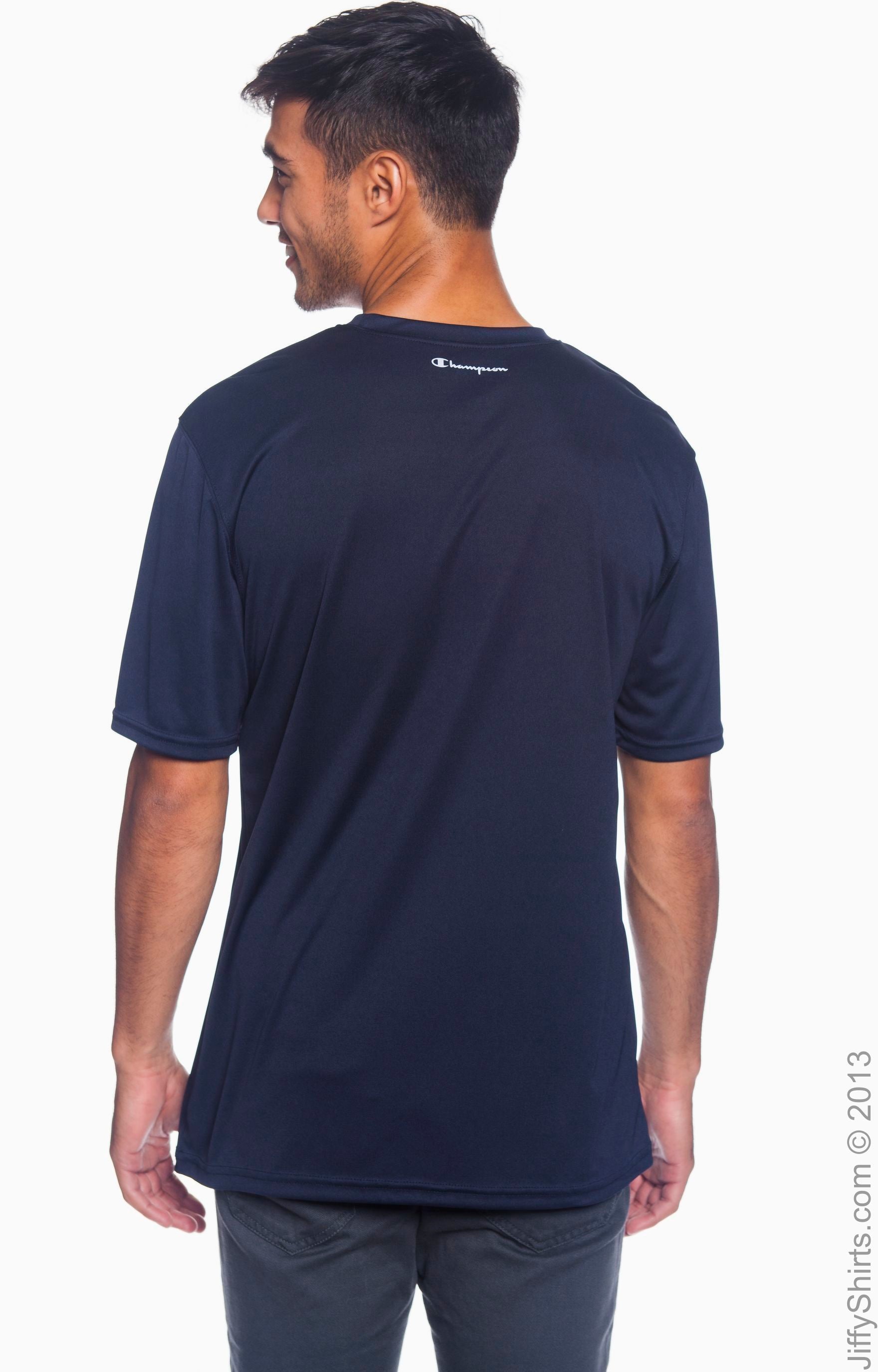 Unisex Double Dry® Interlock T-Shirt - Navy