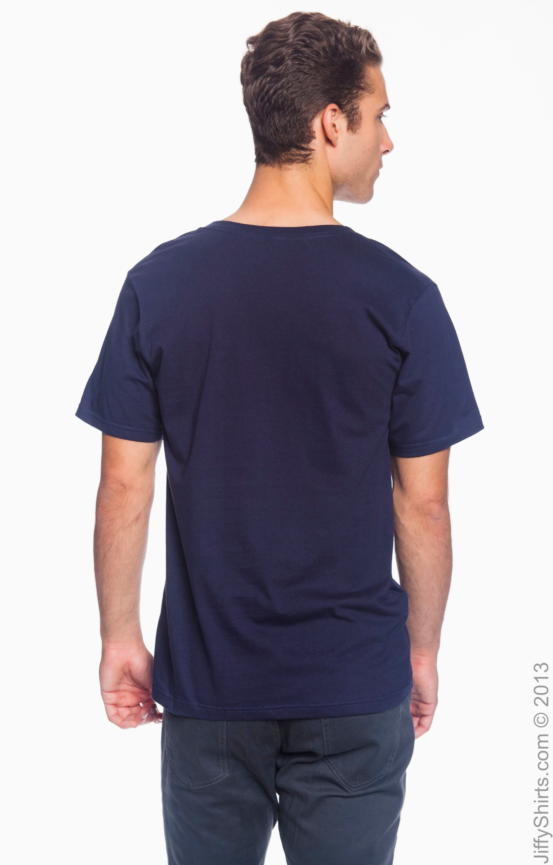 Unisex Lightweight V-Neck T-Shirt - Navy