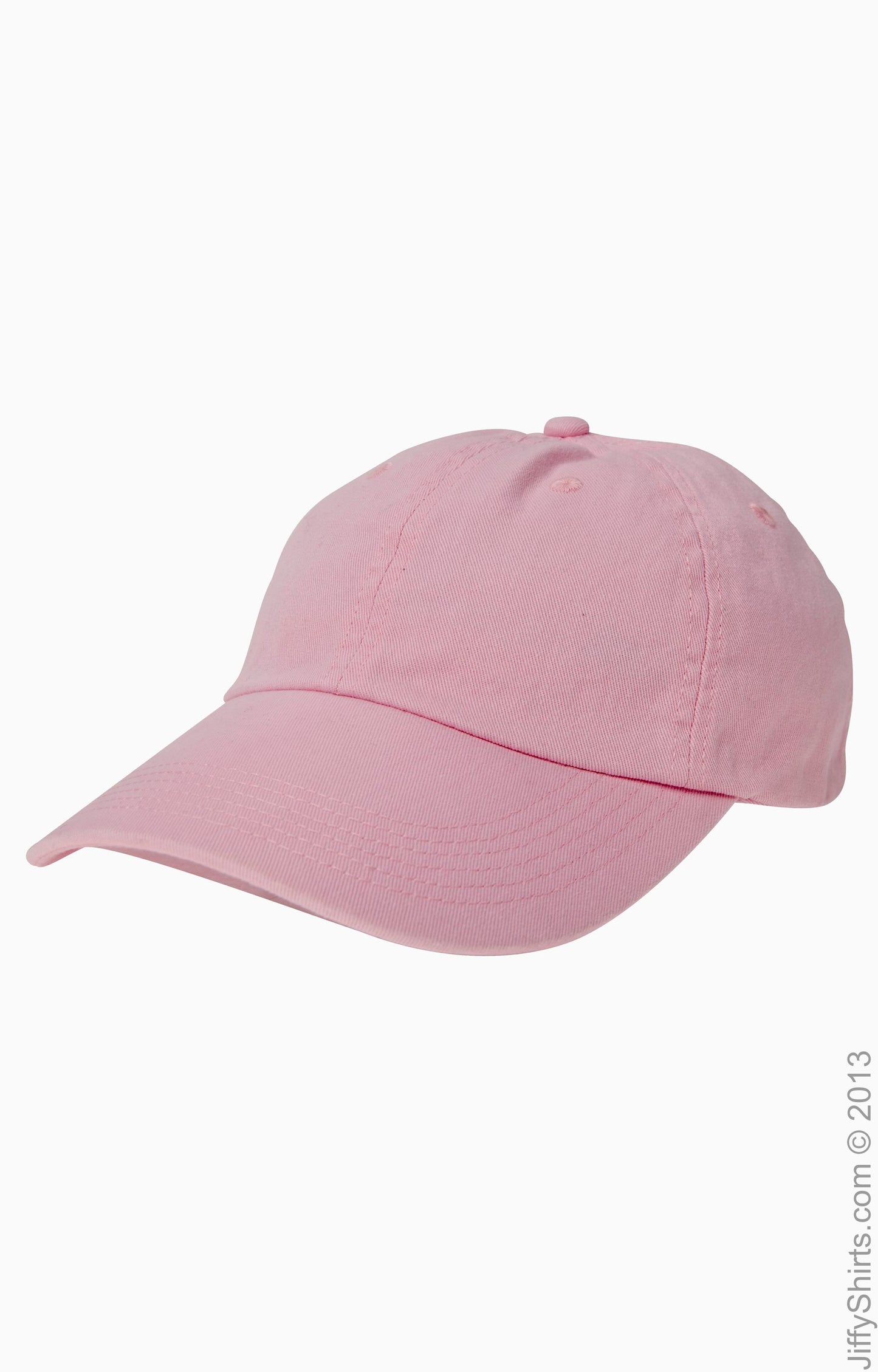 6-Panel Washed Twill Low-Profile Cap - Light Pink