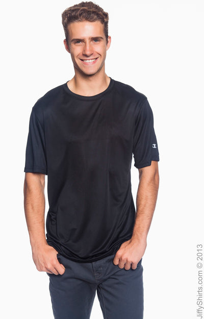 Unisex Double Dry® Interlock T-Shirt - Black