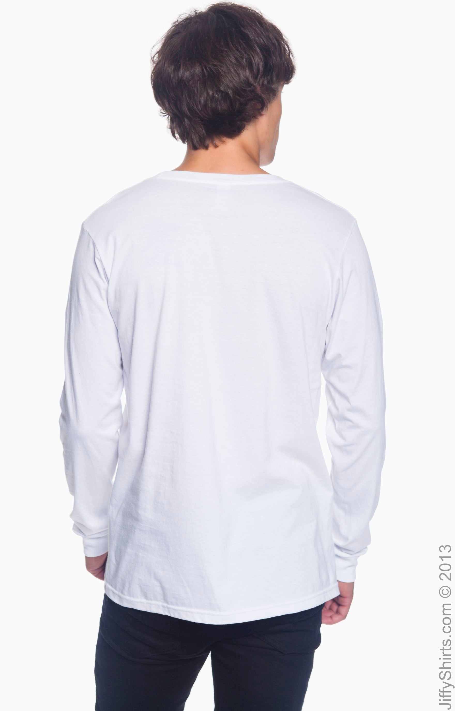 Unisex Lightweight Long-Sleeve T-Shirt - White