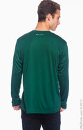 Unisex Double Dry® Long-Sleeve Interlock T-Shirt - Dark Green