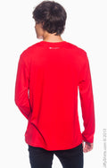 Unisex Double Dry® Long-Sleeve Interlock T-Shirt - Scarlet
