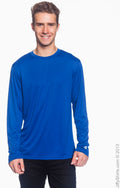 Unisex Double Dry® Long-Sleeve Interlock T-Shirt - Royal Blue