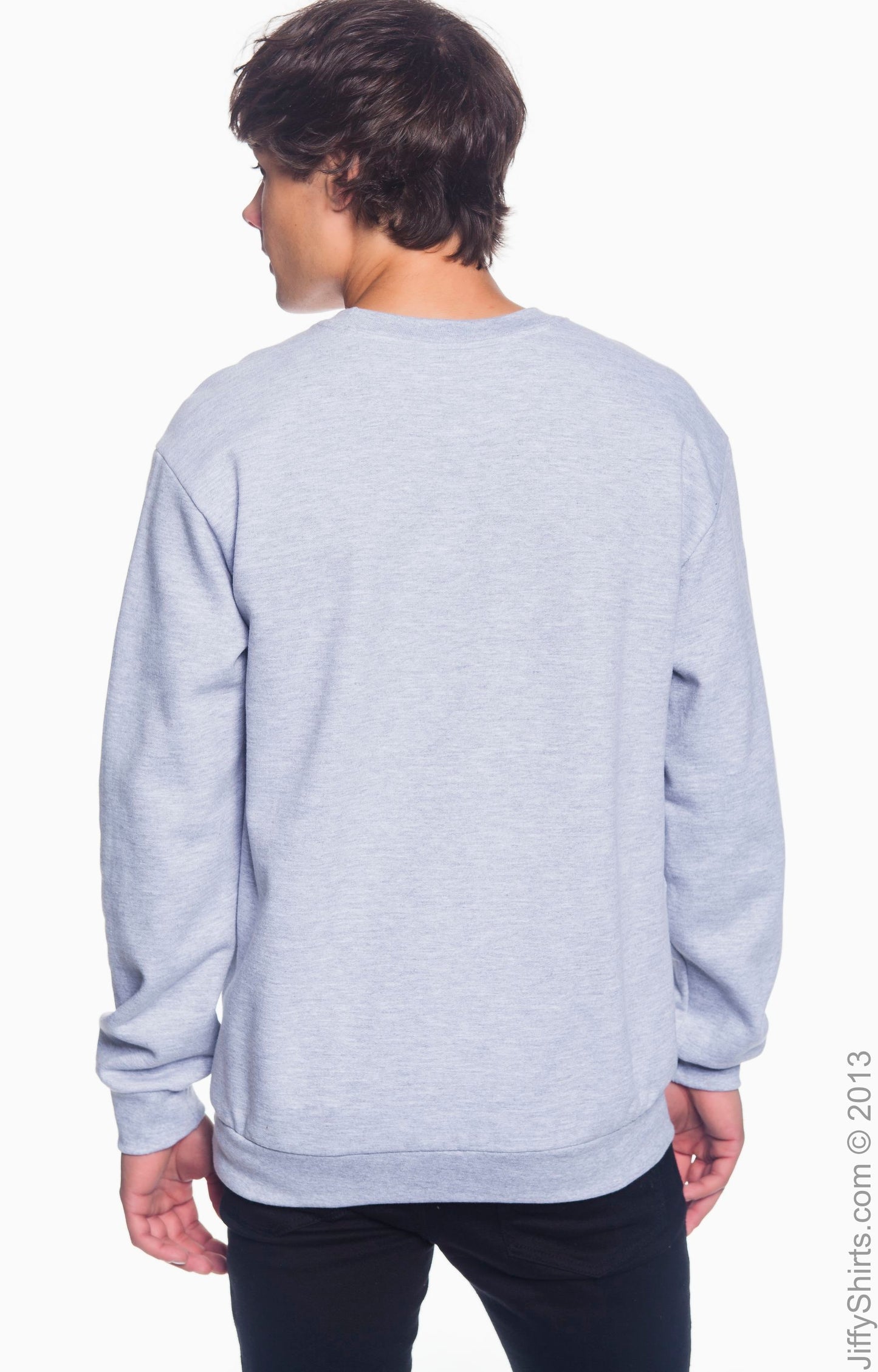 Unisex Crewneck Fleece - Heather Gray