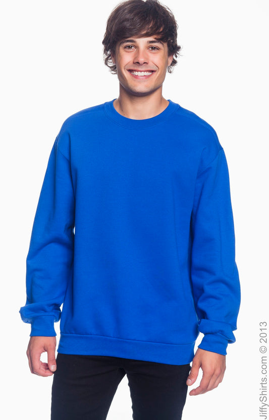 Unisex Crewneck Fleece - Royal Blue