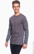 Unisex Lightweight Long-Sleeve T-Shirt - Charcoal