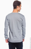 Unisex Lightweight Long-Sleeve T-Shirt - Storm Gray