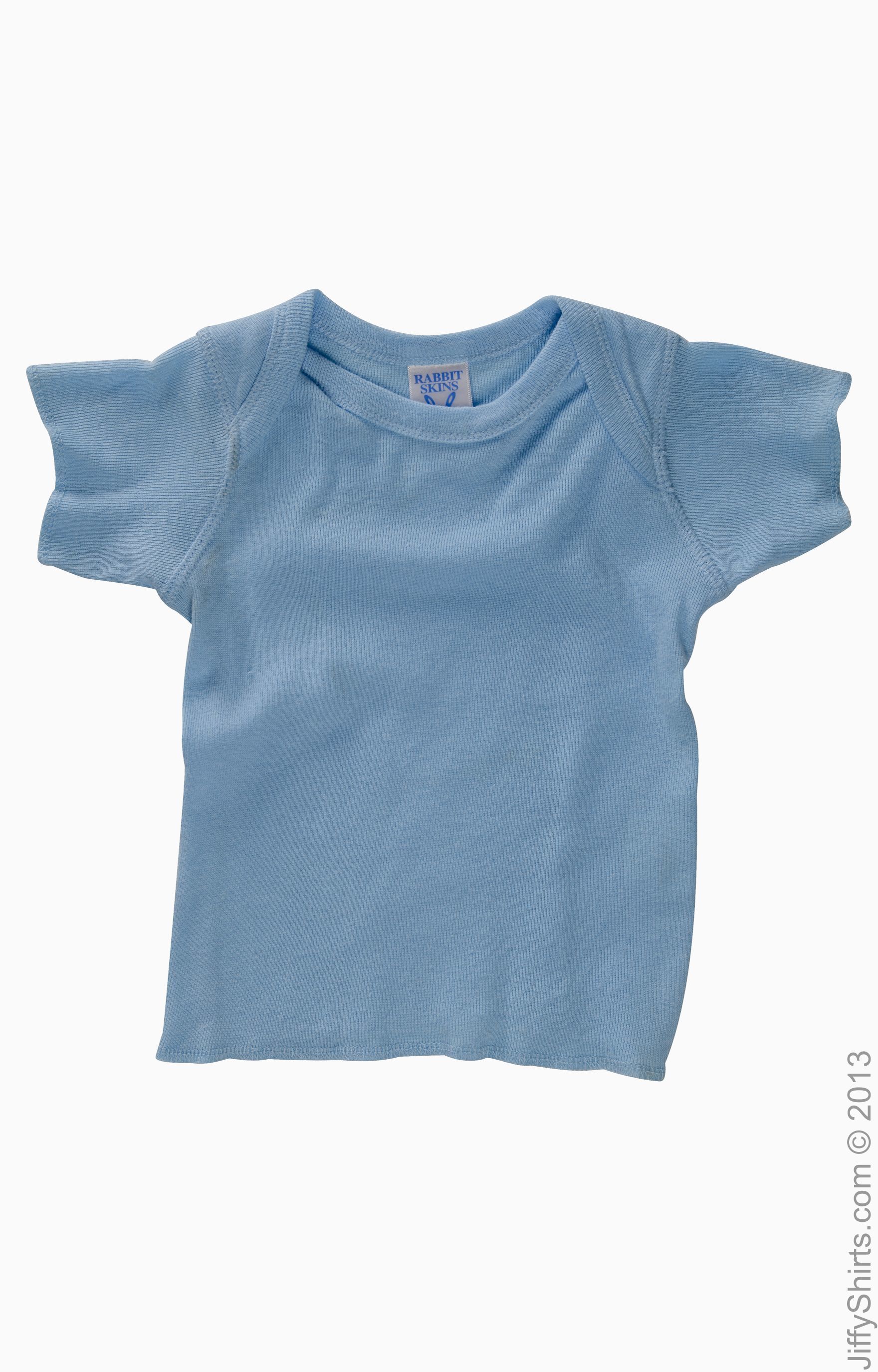 Infant Baby Rib T-Shirt - Light Blue