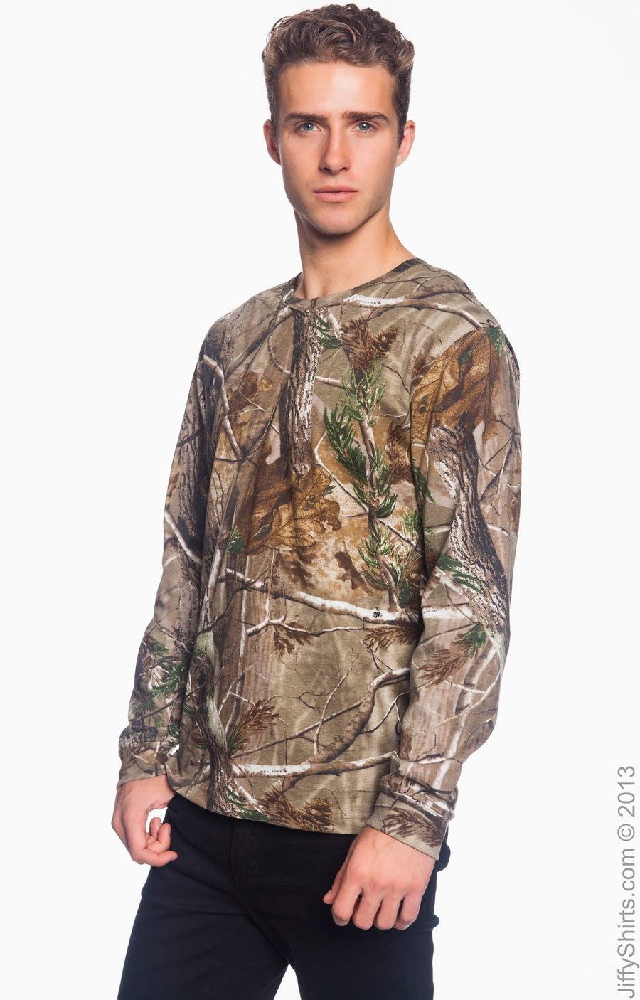 Men's Realtree Camo Long-Sleeve T-Shirt - Realtree Ap