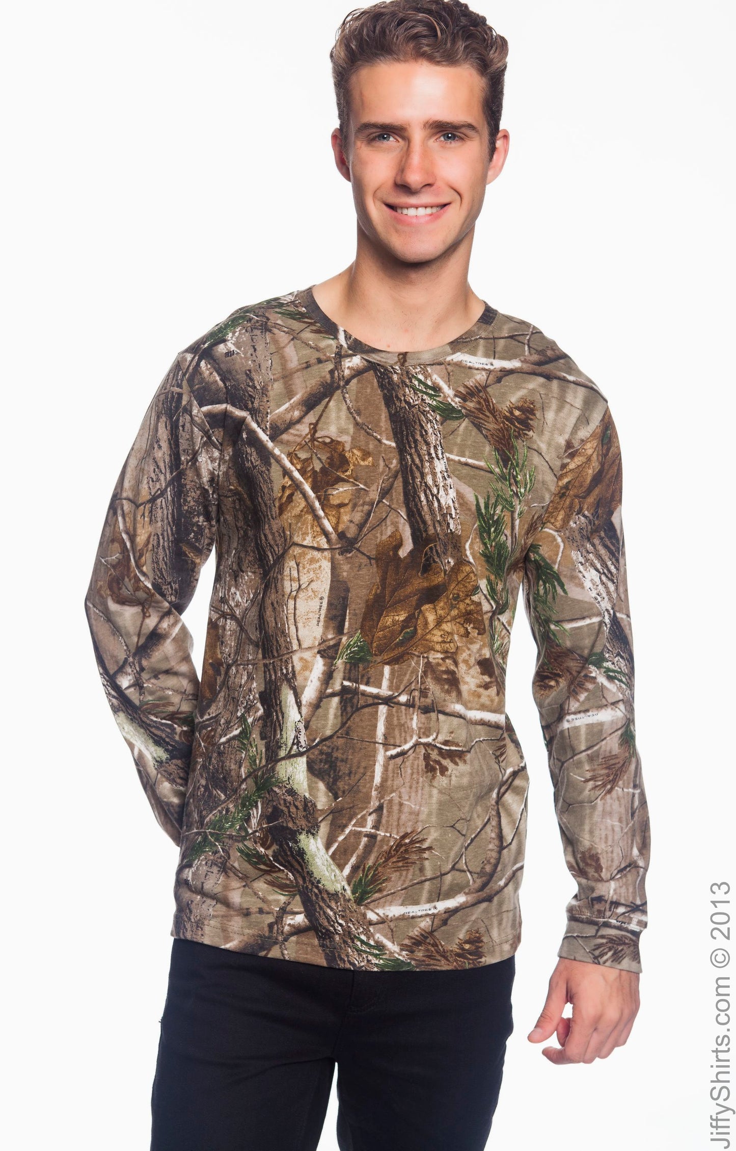 Men's Realtree Camo Long-Sleeve T-Shirt - Realtree Ap