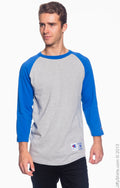 Unisex Raglan T-Shirt - Oxford / Team Blue
