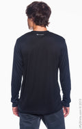 Unisex Double Dry® Long-Sleeve Interlock T-Shirt - Black