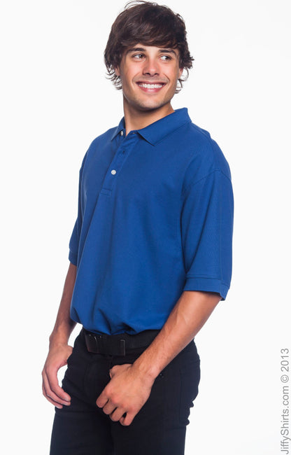 Men's Pima Piqué Short-Sleeve Polo - True Royal