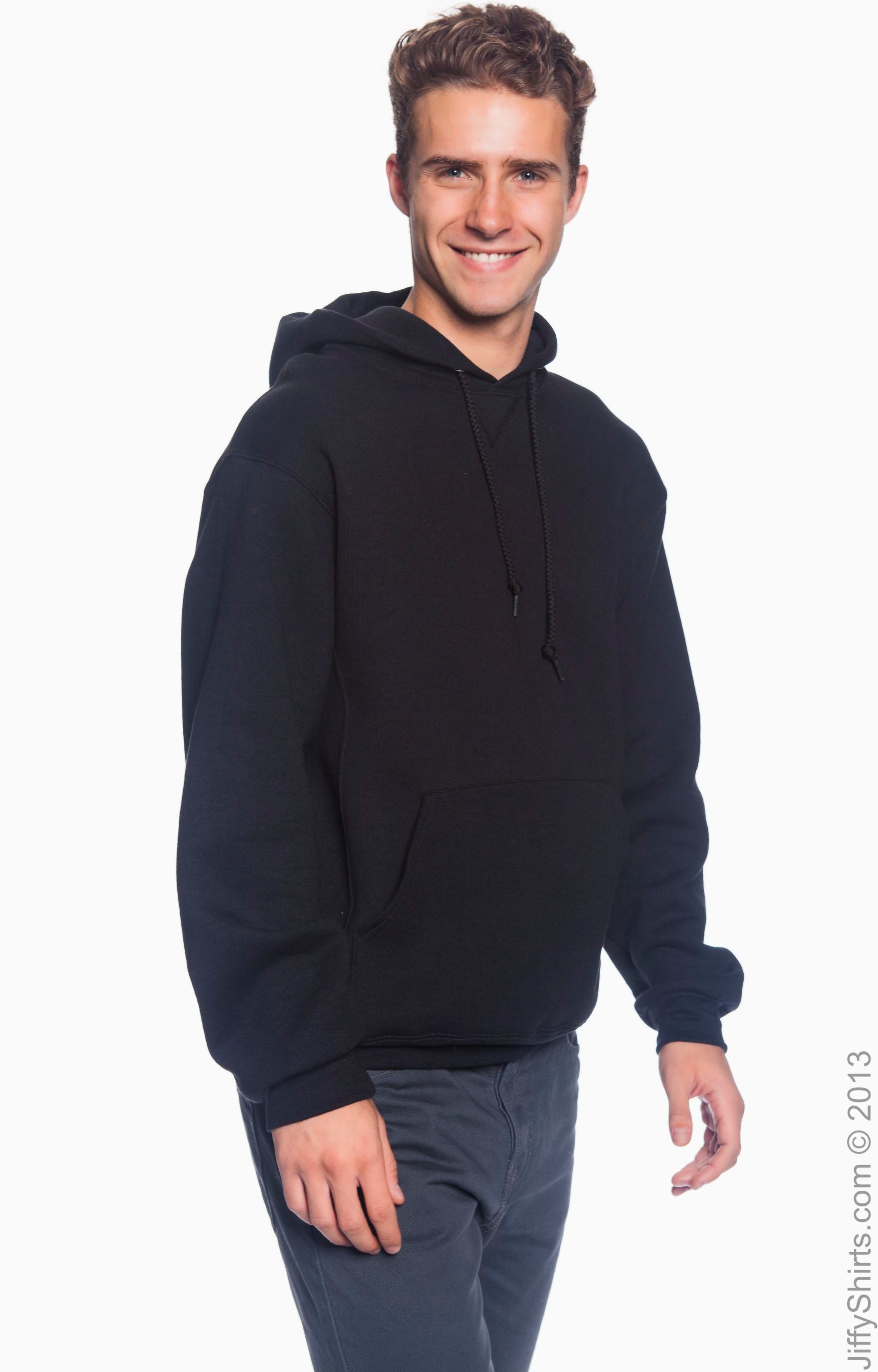 Dri Power® Hooded Pullover Sweatshirt - Black