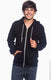 Anvil 71600 - Unisex Full-Zip Hooded Fleece - Black