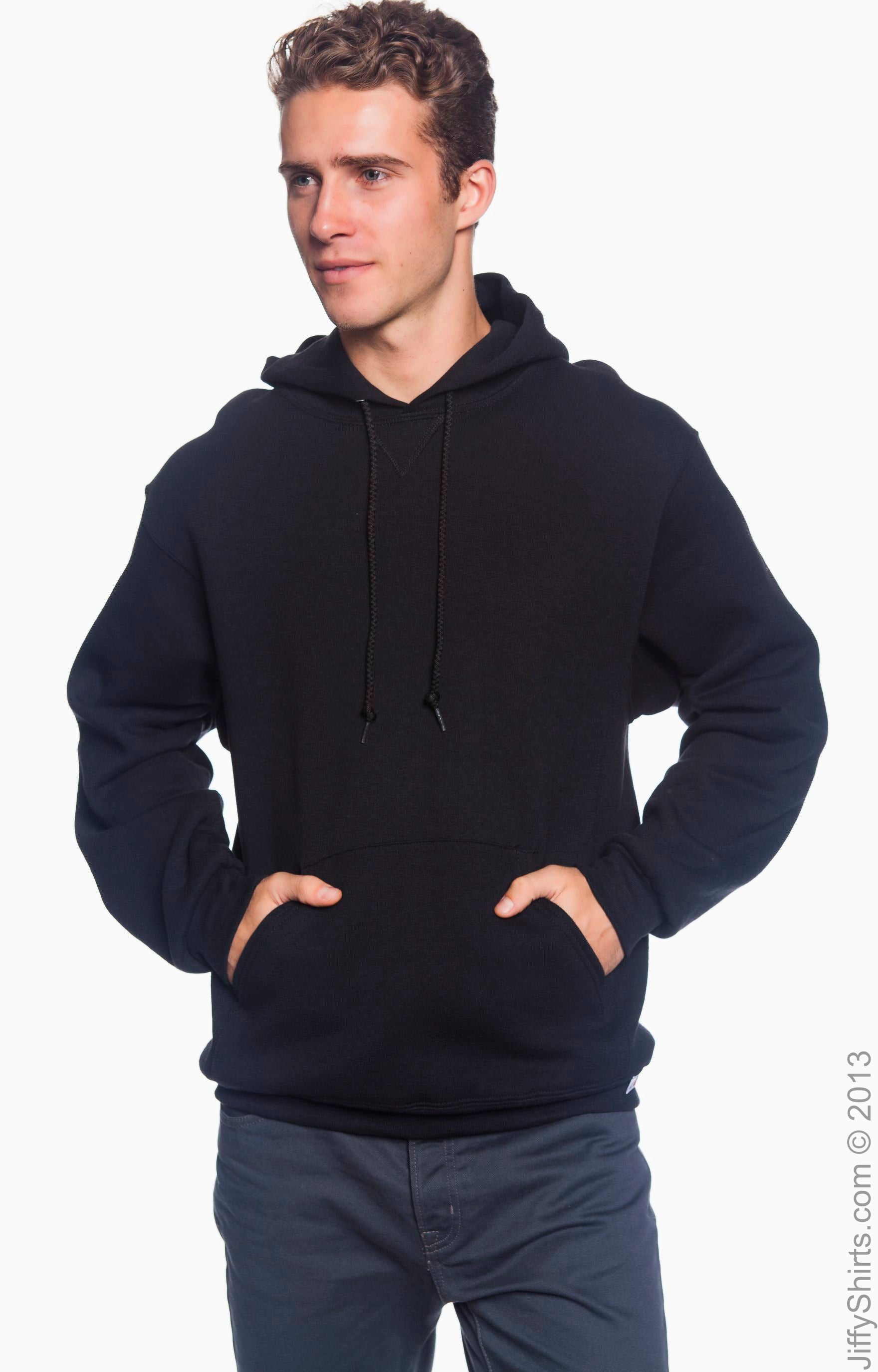 Dri Power® Hooded Pullover Sweatshirt - Black