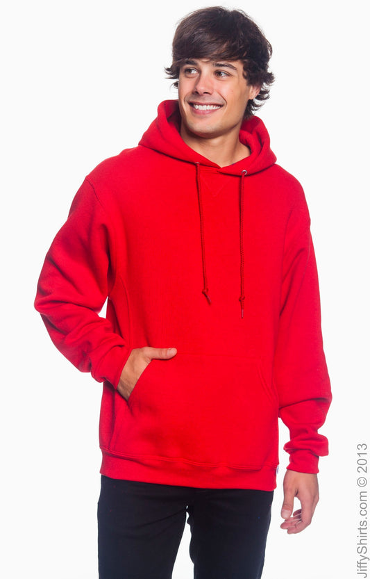 Dri Power® Hooded Pullover Sweatshirt - True Red