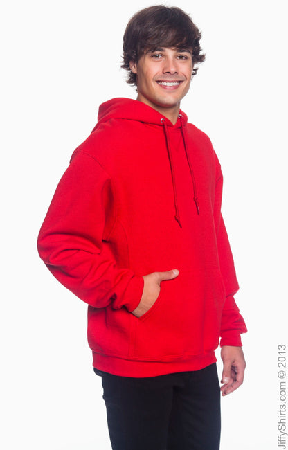 Dri Power® Hooded Pullover Sweatshirt - True Red
