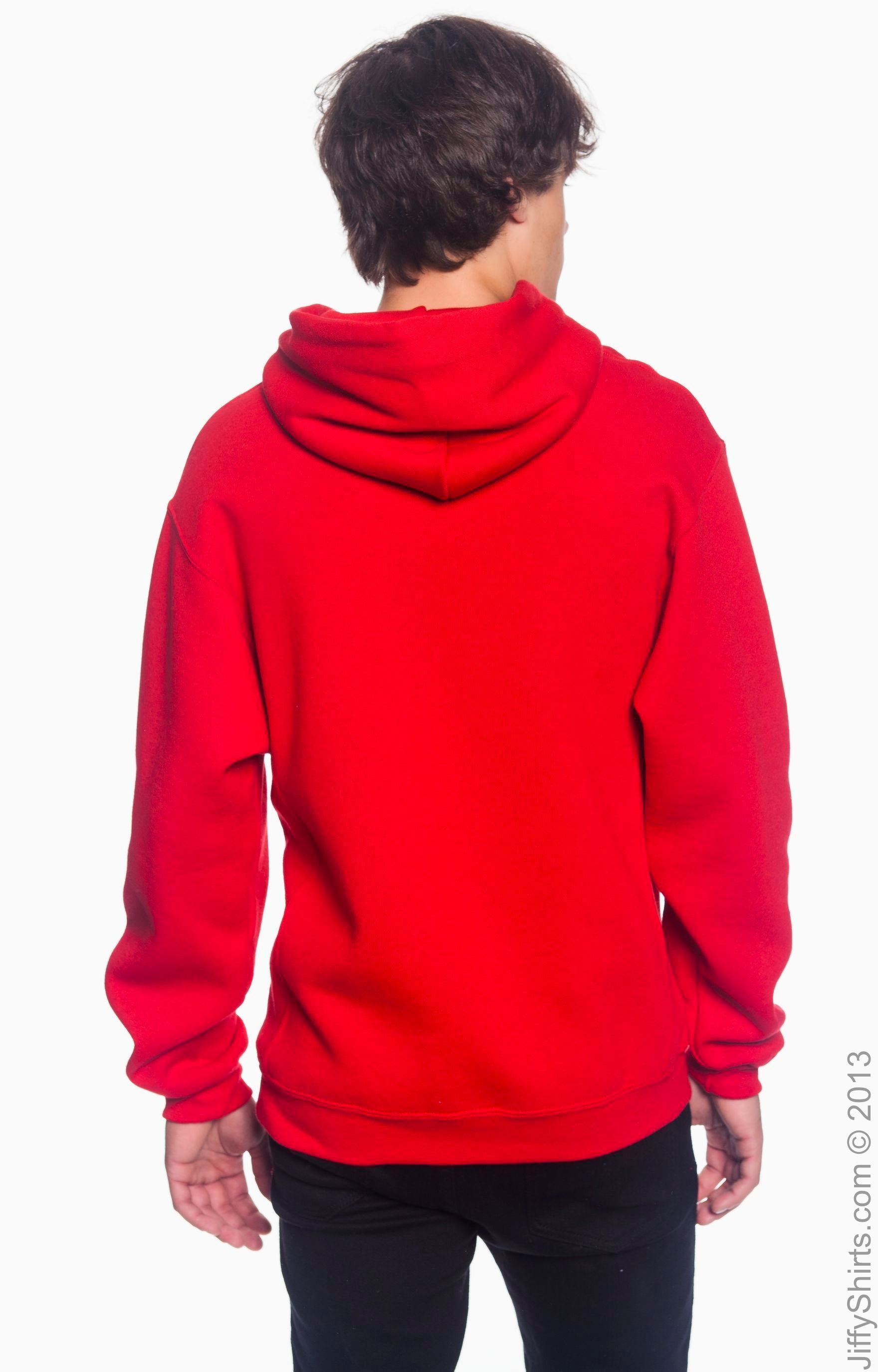 Dri Power® Hooded Pullover Sweatshirt - True Red