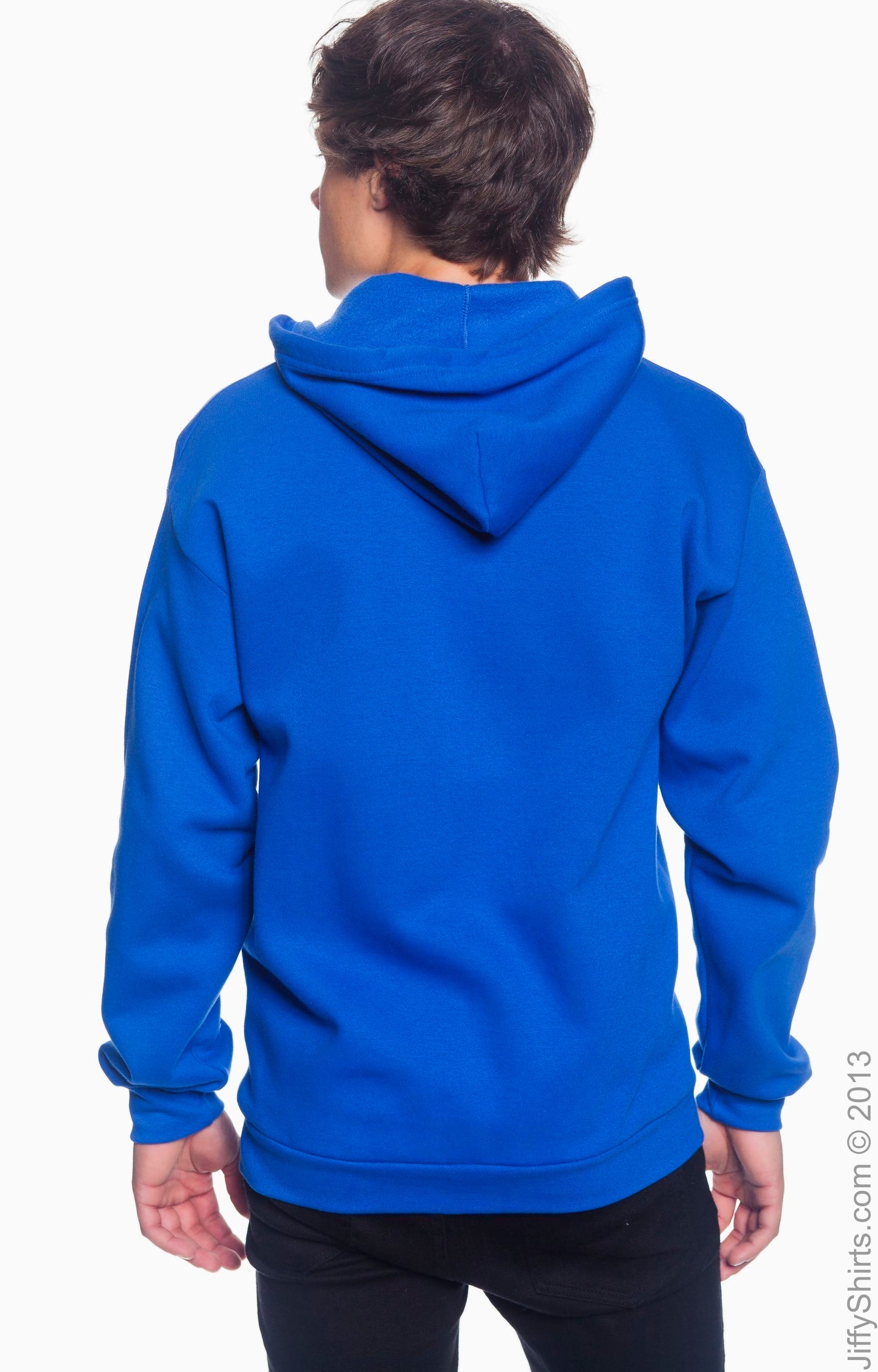 Unisex Full-Zip Hooded Fleece - Royal Blue