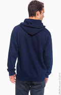 Unisex Full-Zip Hooded Fleece - Navy