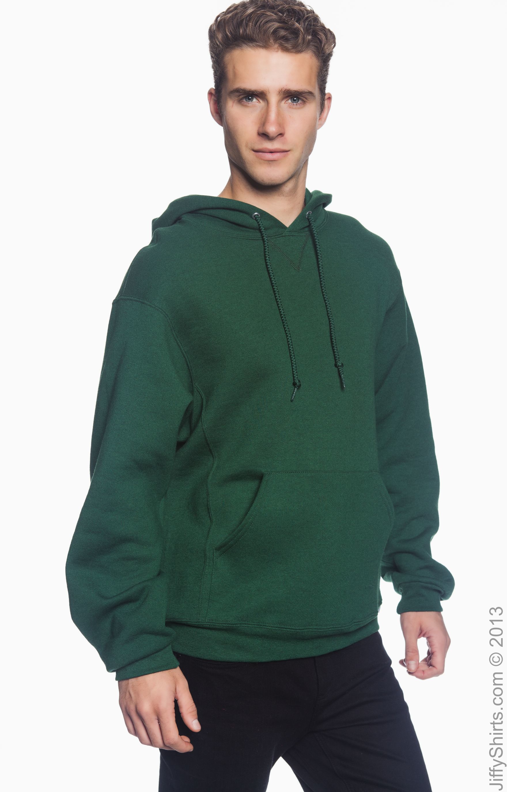 Dri Power® Hooded Pullover Sweatshirt - Dark Green