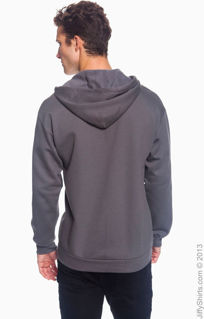 Unisex Full-Zip Hooded Fleece - Charcoal
