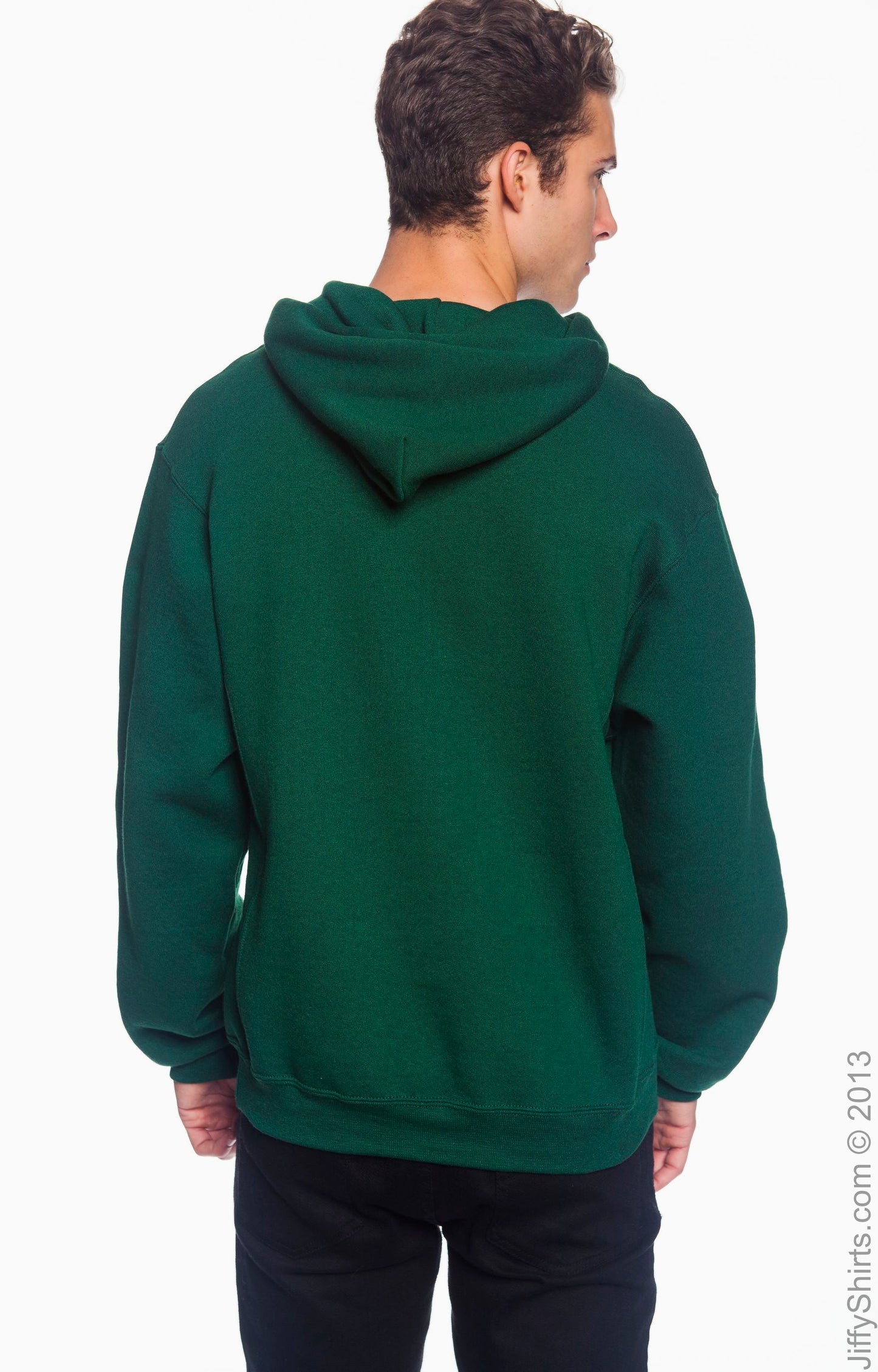 Dri Power® Hooded Pullover Sweatshirt - Dark Green