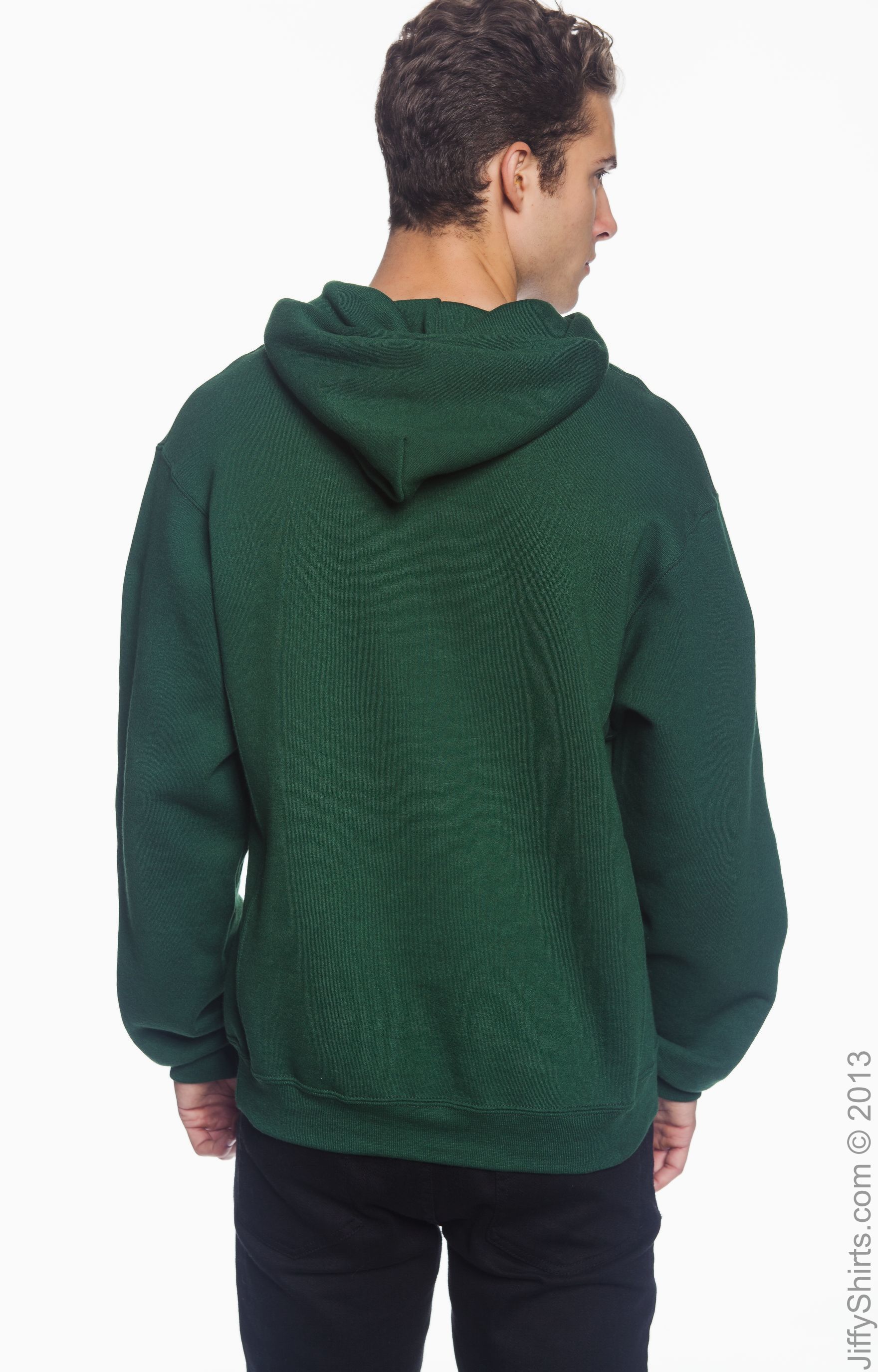 Dri Power® Hooded Pullover Sweatshirt - Dark Green