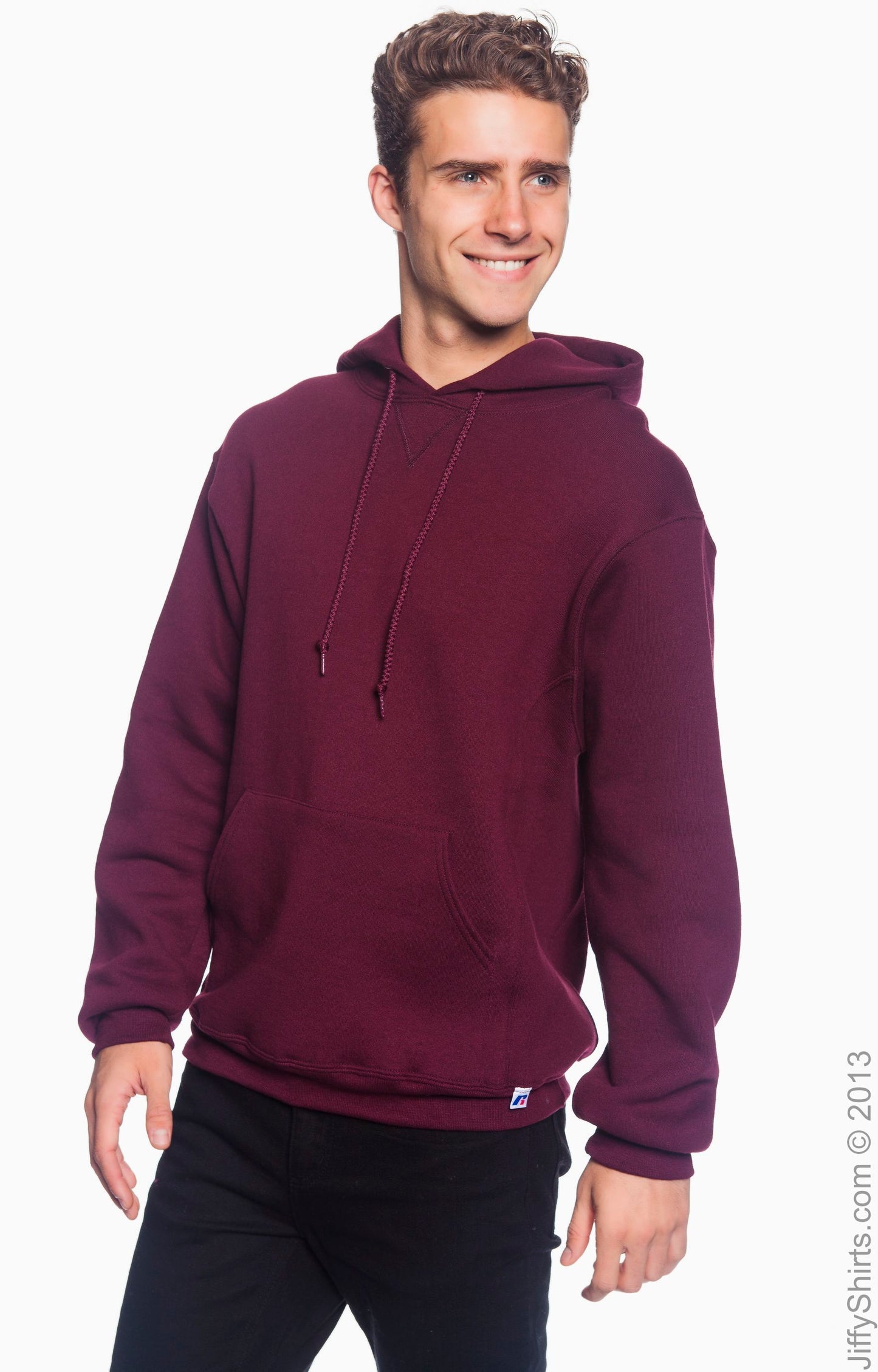 Dri Power® Hooded Pullover Sweatshirt - Maroon