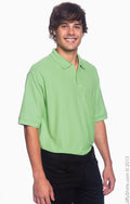 Men's Pima Piqué Short-Sleeve Polo - Lime