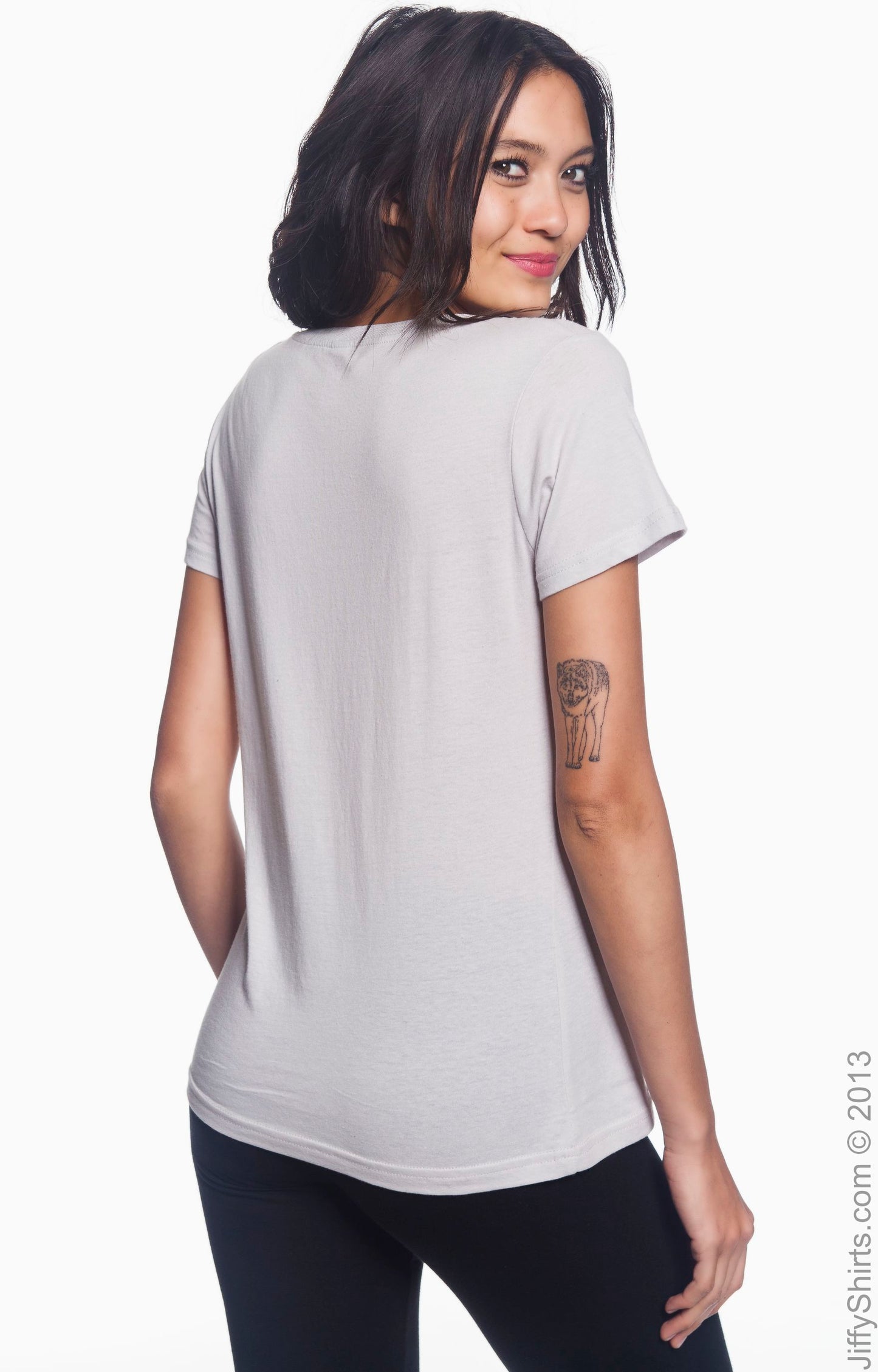 Women's Featherweight Scoop T-Shirt - Silver