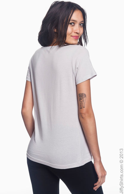 Women's Featherweight Scoop T-Shirt - Silver