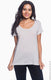 Anvil 391A - Women's Featherweight Scoop T-Shirt - Silver