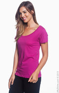 Women's Featherweight Scoop T-Shirt - Raspberry